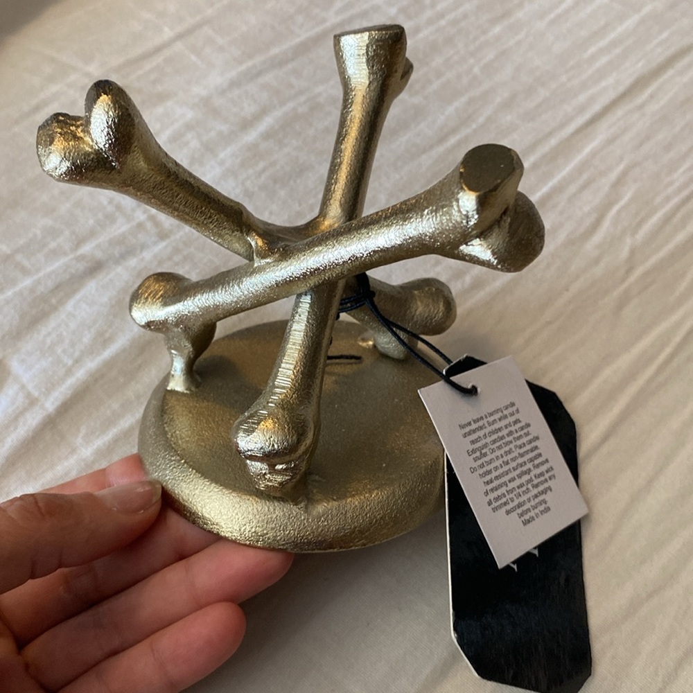 Dog bone Gold  home Decor